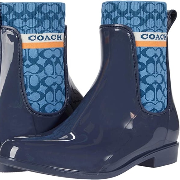 Coach Shoes - COACH Rivington Water Resistant Rain Bootie